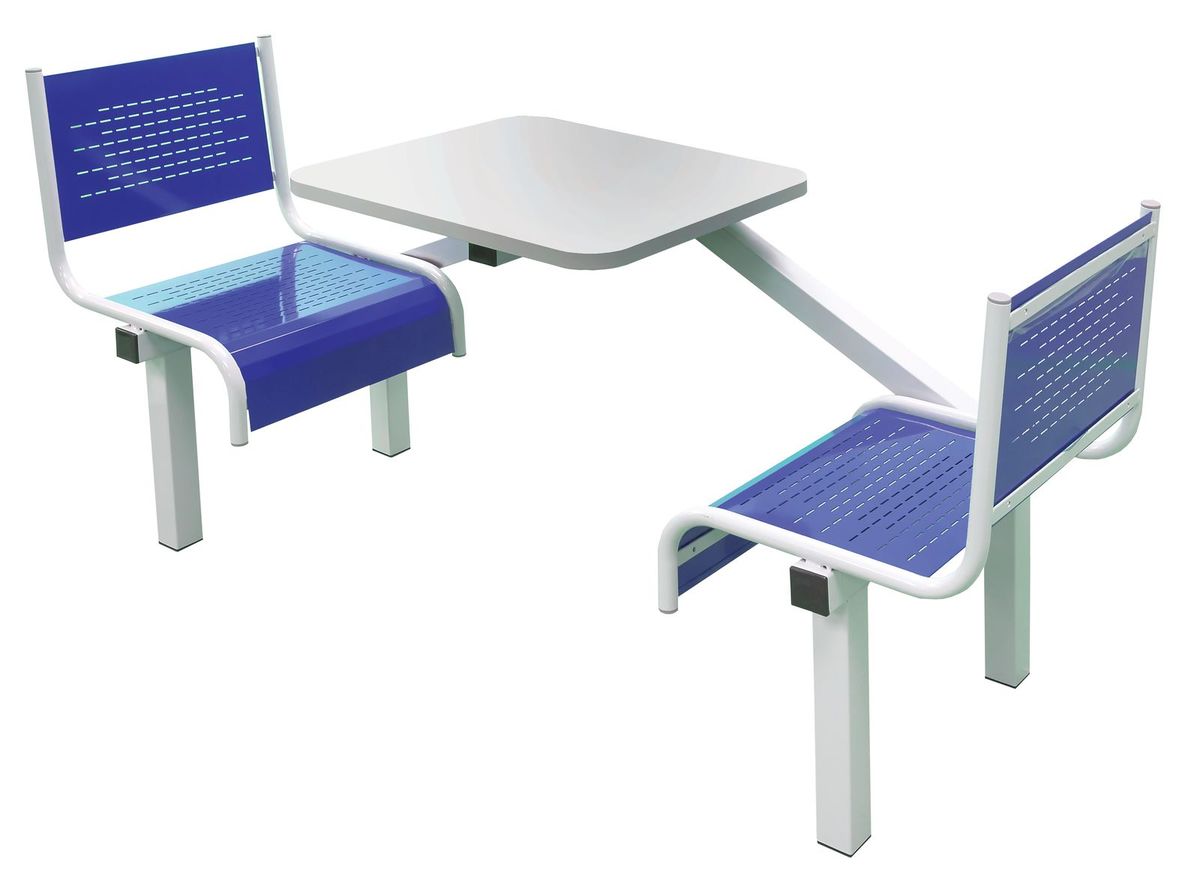 Canteen Furniture Spectrum - Fully Welded with Bright Seat Colour Choices image