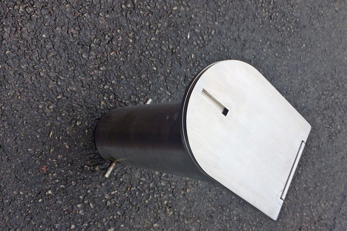 Stainless Steel Removable Bollard – 1200mm Overall Length image