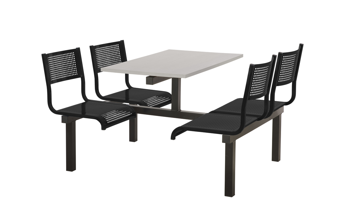 4 Seater in Black with Grey colour Table top with Access on both sides. image