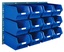 TC5 Blue Kit = 12 Containers & 2 Louvred Panels shown Horizontally image