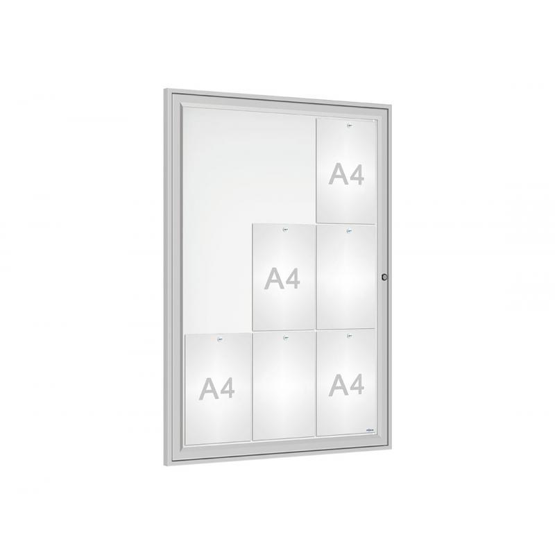  Noticeboard, Aluminium frame, Available in 3 sizes, Single, Indoor. Robust hindge free, slim &amp; elegant . image