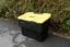 Black Body & Yellow Lid Grit Bin in-situ image