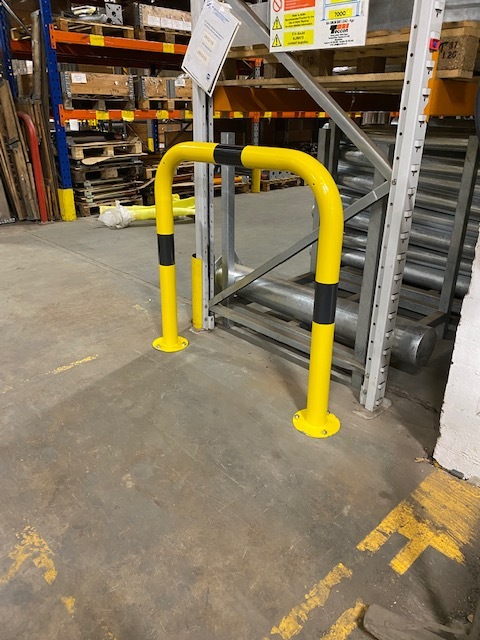 Hooped Barriers-Heavy Duty, (89mm Dia), Protecting in Warehouse personel from machines  image