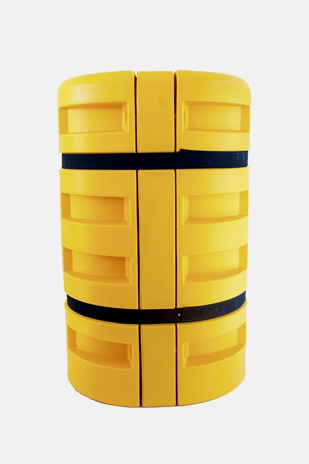 Column Impact Protection (160mm to 310mm sq) in Strong Polyethylene for
