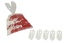 Chain & Hook Kit = 10m of M-POLY Red/White Chain & 5 Cone Hooks which is available in Accessories image