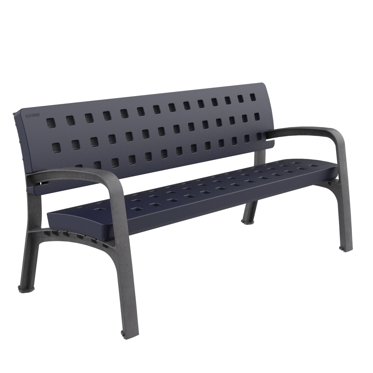 Polyethylene Outdoor Bench - robust, low-maintenance, anti-graffiti, choice of colours image