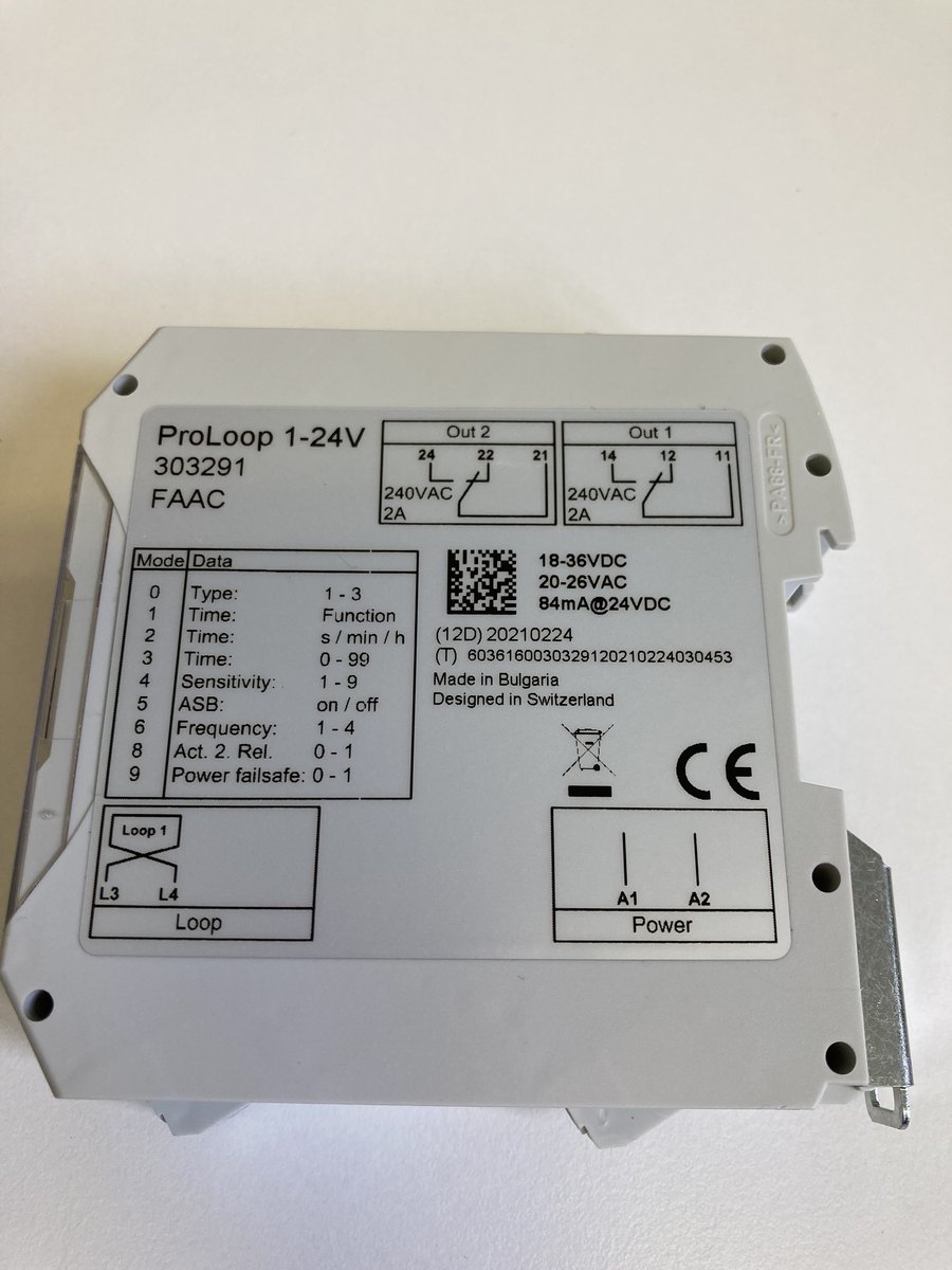 FAAC Spare Part Pro Loop Detector 1-24V | Barriers Direct