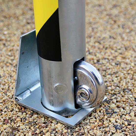 Trailer Security Post for Top Protection Barriers Direct Barriers